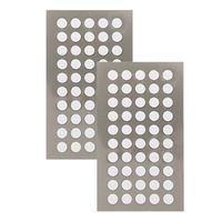 600x Witte ronde sticker etiketten 8 mm