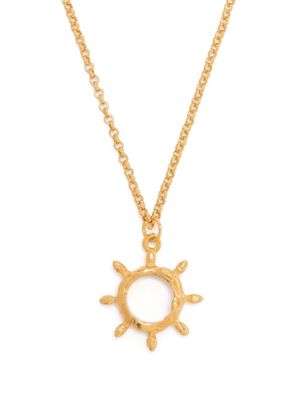Alighieri collier Nocturnal Helm en or plaqué