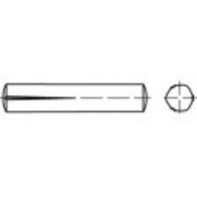 TOOLCRAFT TO-5378907 Conische kerfpaspen 6 mm RVS A1 100 stuk(s)
