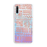 Marrakech Pink: Huawei P Smart Pro Transparant Hoesje