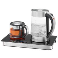 ProfiCook PC-TKS 1056 waterkoker 1,7 l Zwart, Roestvrijstaal, Transparant - thumbnail