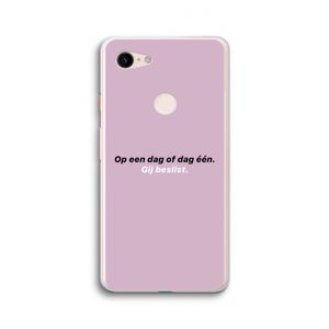 gij beslist: Google Pixel 3 XL Transparant Hoesje