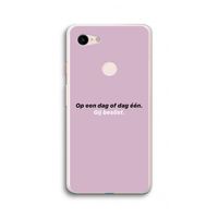 gij beslist: Google Pixel 3 XL Transparant Hoesje