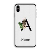 Charcoal Flora: iPhone XS Biologisch afbreekbaar hoesje