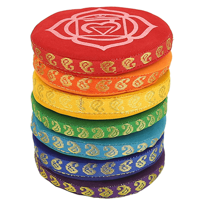 Klankschaalkussens 7 Chakra&apos;s (9,5 cm)