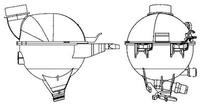 Expansietank, koelvloeistof CRT17000S