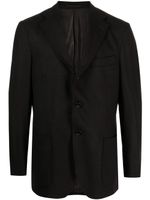 Man On The Boon. blazer Drago à simple boutonnage - Marron