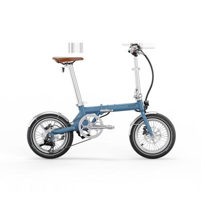 Eovolt elektrische vouwfiets morning 16 vintage v3 blauw