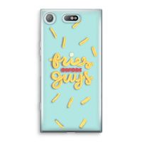 Always fries: Sony Xperia XZ1 Compact Transparant Hoesje