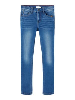 Name it winter jeansbroek jongens - blauw - xslim fit - NkmTheo