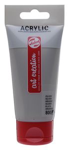 Talens Art Creation acrylverf tube van 75 ml, zilver