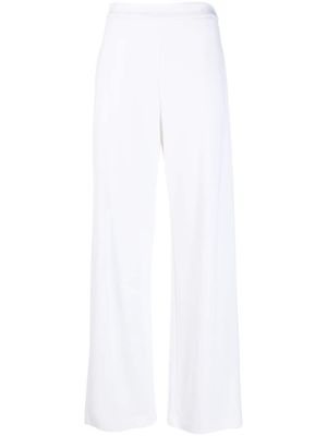 Fabiana Filippi pantalon ample à taille-haute - Blanc