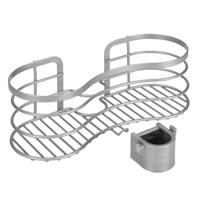 Metaltex viva doucherekje 11x29x12 cm zilver - thumbnail