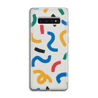 Illustratieve pop 2: Samsung Galaxy S10 4G Transparant Hoesje
