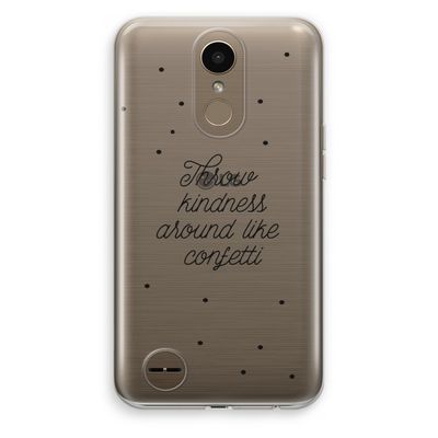 Confetti: LG K10 (2017) Transparant Hoesje