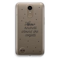 Confetti: LG K10 (2017) Transparant Hoesje