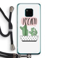 I love cacti: Huawei Mate 20 Pro Transparant Hoesje met koord