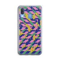 Skew Blush 1: Samsung Galaxy A40 Transparant Hoesje