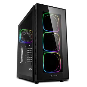 Sharkoon TG6 RGB Midi-tower PC-behuizing Zwart