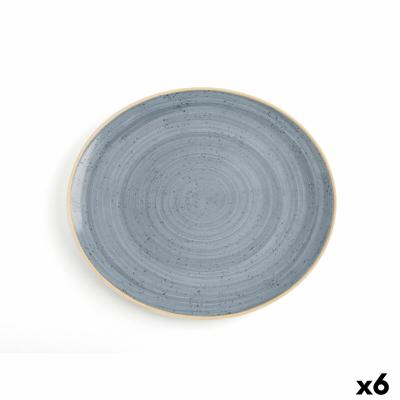 Dinerbord Ariane Terra Blauw Keramisch 30 x 27 cm (6 Stuks)