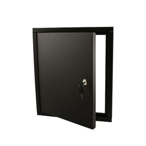 STOER! Inbouwframe met deurtje - zwart