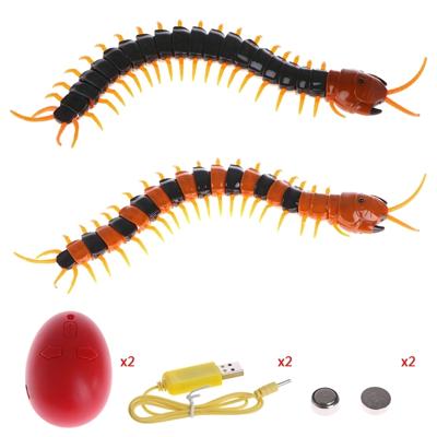 Afstandsbediening dierlijke Centipede griezelig-crawly prank grappig speelgoed cadeau voor kinderen kleur willekeurige levering