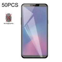 50 stuks non-Full matte Frosted gehard glas film voor Galaxy A6s geen retail pakket