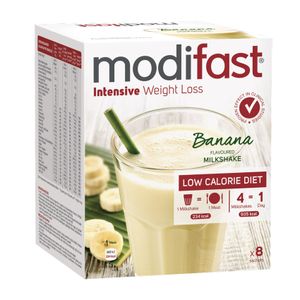 Modifast Intensive Banana Flavour. Milkshake 8x55g