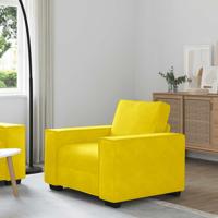 Sofastoel Geel 60 cm Fluweel