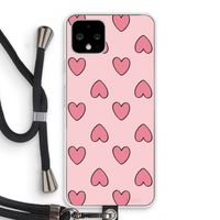 Ondersteboven verliefd: Pixel 4 Transparant Hoesje met koord