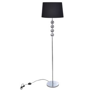 VidaXL Vloerlamp Eleganza zwart