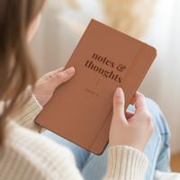 Notitieboekje graveren - Bruin