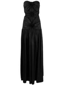 Vanina robe longue The Belle De Nuit - Noir