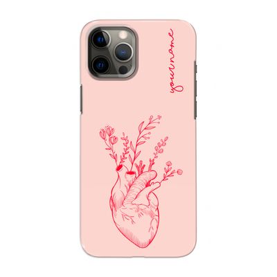 Blooming Heart: Volledig geprint iPhone 12 Pro Max Hoesje