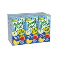 DubbelFrisss appel perzik pakje 200 ml 5 x 6-pack