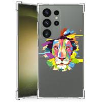 Samsung Galaxy S24 Ultra Stevig | Bumper Hoesje | Lion Color