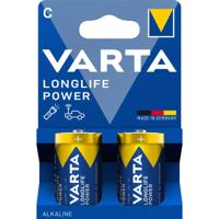 Batterij varta longlife power 2x c