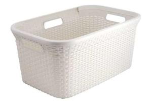 Curver Style Wasmand Rotanstyle 45 Liter Ivoor 27x38x59cm<br>