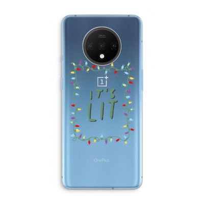 It's Lit: OnePlus 7T Transparant Hoesje