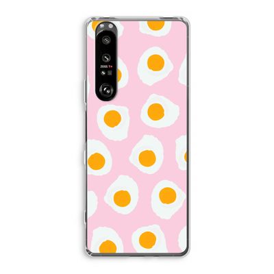 Dancing eggs: Sony Xperia 1 III Transparant Hoesje