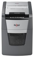 Rexel Optimum Auto+ 100M papiervernietiger Microversnippering 55 dB 22 cm Zwart, Grijs - thumbnail