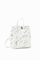 Kleine rugzak met druppels - WHITE - U