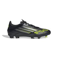 adidas F50 League Gras / Kunstgras Voetbalschoenen (MG) Zwart Zilver Neongeel