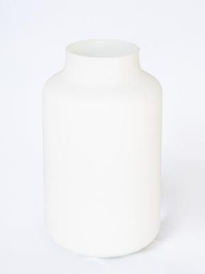 Witte glasvaas Vanessa | voor 10-20 rozen