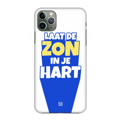 Laat de zon in je hart: Volledig geprint iPhone 11 Pro Max Hoesje