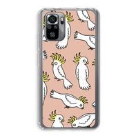 Papegaai: Xiaomi Redmi Note 10S Transparant Hoesje Papegaai: Xiaomi Redmi Note 10S Transparant Hoesje