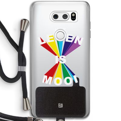 Het Leven Is Mooi: LG V30 Transparant Hoesje met koord
