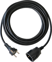 Brennenstuhl kunststof-kabel zwart 5m h05vv-f 3g1,5 - 1162190