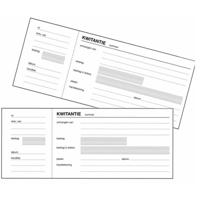 Kwitantieboekje - 2x - 100 vellen - 20 cm - met afscheurrand - kassa bonnenboekje Kwitantieboekje - 2x - 100 vellen - 20 cm - met afscheurrand - kassa bonnenboekje