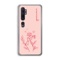 Giving Flowers: Xiaomi Mi Note 10 Pro Transparant Hoesje Giving Flowers: Xiaomi Mi Note 10 Pro Transparant Hoesje
